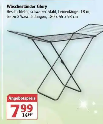 Globus Wäscheständer Glory Angebot