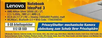 expert Octomedia Lenovo Notebook Ideapad 3 Angebot