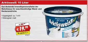 Stabilo Fachmarkt Arktisweiß 10 Liter Angebot