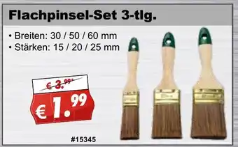 Stabilo Fachmarkt Flachpinsel Set 3tlg. Angebot