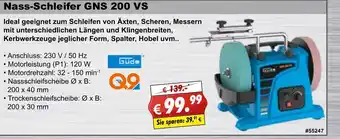 Stabilo Fachmarkt Güde Nass Schleifer GNS 200 VS Angebot