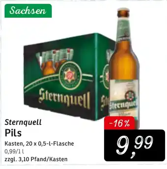 KONSUM Sternquell Pils 20x0,5L Angebot