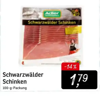 KONSUM Schwarzwälder Schinken 100g Angebot