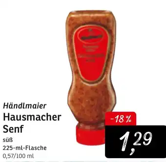 KONSUM Händlmaier Hausmacher Senf 225ml Angebot