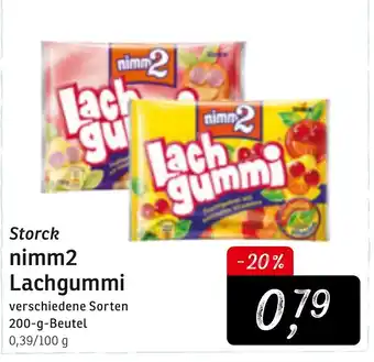 KONSUM Storck Nimm 2 Lachgummi 200g Beutel Angebot