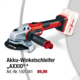 toom Baumarkt Akku Winkelschleifer AXXIO Angebot