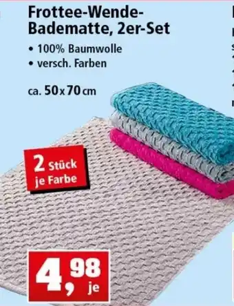 Thomas Philipps Frottee Wende Badematte, 2er Set Angebot