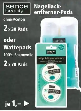 Thomas Philipps Sence Beauty Nagellackentferner Pads oder Wattepads Angebot