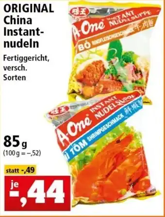 Thomas Philipps Original China Instant Nudeln 85g Angebot