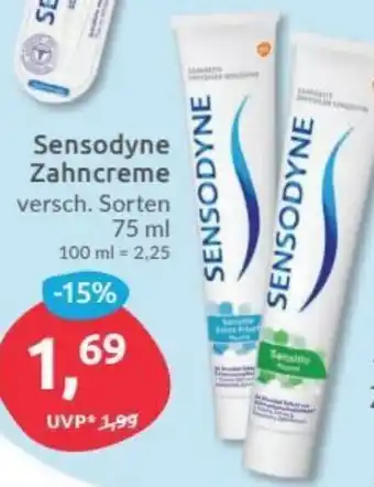 Budni Sensodyne Zahncreme 75ml Angebot