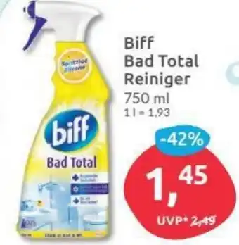 Budni Biff Bad Total Reiniger 750ml Angebot