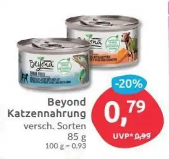 Budni Beyond Katzennahrung 85g Angebot