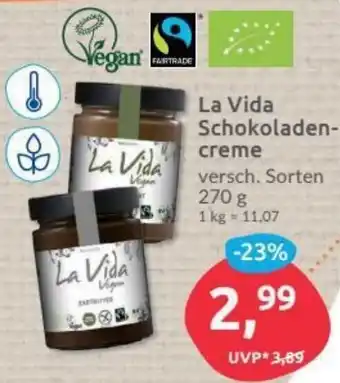 Budni La Vida Schokoladencreme 270g Angebot