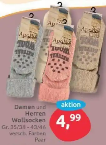 Budni Damen und Herren Wollsocken Angebot