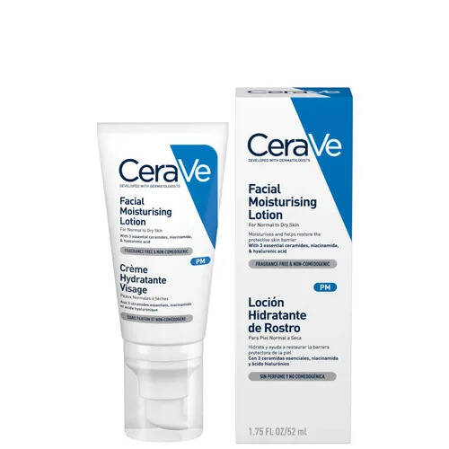 Cerave facial moisturising lotion no spf 52 ml Angebot bei Look Fantastic