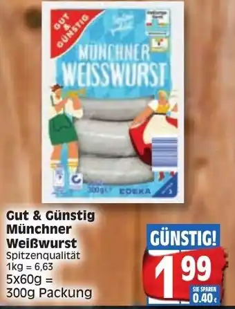 Edeka Gut & Günstig Münchner Weißwurst 300g Angebot