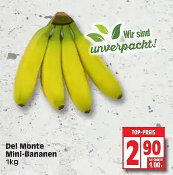 Edeka Del Monte Mini Bananen 1kg Angebot