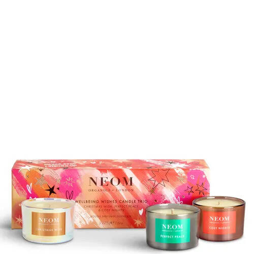 Neom wellbeing wishes candle trio Angebot bei Look Fantastic