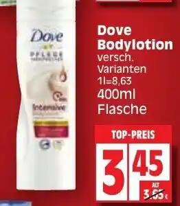 Edeka Dove Bodylotion 400ml Angebot