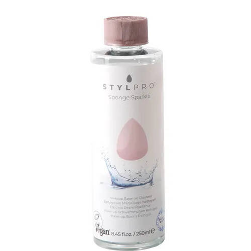 Stylpro sparkle makeup sponge cleanser 250ml Angebot bei Look Fantastic