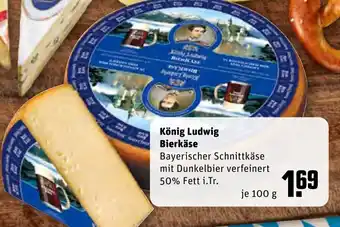 REWE König Ludwig Bierkäse 100g Angebot