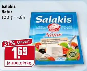 REWE Salakis Natur 200g Angebot