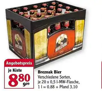 Globus Breznak Bier Angebot