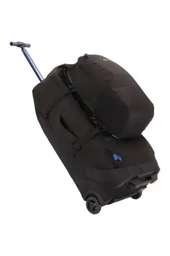 Mountain Warehouse Mountain warehouse voyager wheelie 50 + 20 liter rucksack - schwarz Angebot