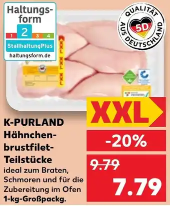 Kaufland K-PURLAND Hähnchenbrustfilet Teilstücke 1 kg Angebot