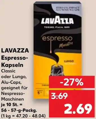 Kaufland LAVAZZA Espresso-Kapseln 56-57 g Packg. Angebot