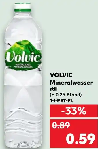 Kaufland VOLVIC Mineralwasser 1 L-PET-Fl. Angebot