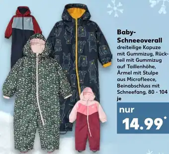 Kaufland Baby Schneeoverall Angebot