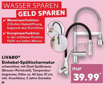 Kaufland LIV&BO Einhebel-Spültischarmatur Angebot