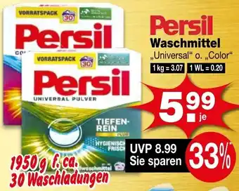 Krümet Sonderposten Persil Waschmittel 30 Waschladungen Angebot