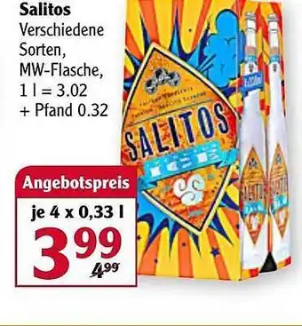 Globus Salitos Verschiedene Sorten, MW-Flasch, Angebot