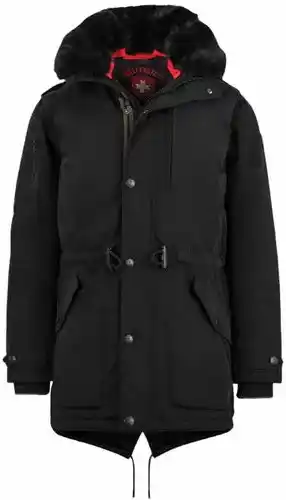 Outfits24 Wellensteyn parkas parka monrm-870-sw, schwarz Angebot