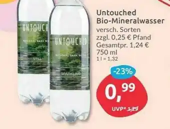 Budni Untouched Bio-mineralwasser Angebot