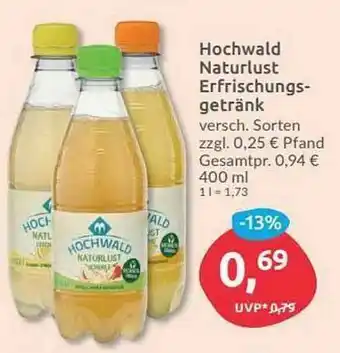 Budni Hochwald Naturlust Erfrischungsgetränk Angebot