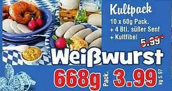 Wiglo Wunderland Weißwurst Angebot