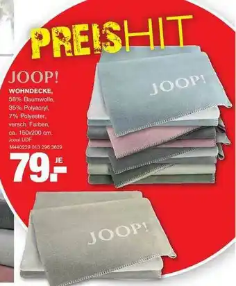 Jobst Wohnwelt Joop! Wohndecke Angebot