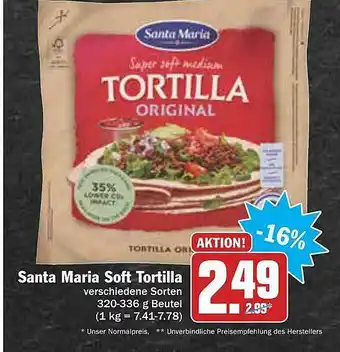 AEZ Santa Maria Soft Tortilla Angebot