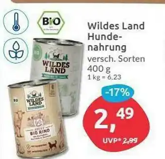 Budni Wildes Land Hundenahrung Angebot