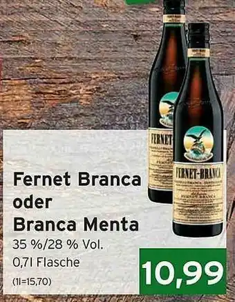 CAP Markt Fernet Branca Oder Branca Menta Angebot