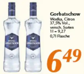 inkoop Gorbatschow Wodka 0,7 L Flasche Angebot