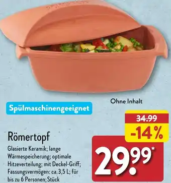 Aldi Nord Römertopf Angebot