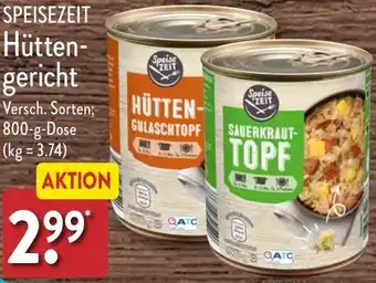 Aldi Nord SPEISEZEIT Hüttengericht 800 g Dose Angebot