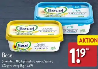 Aldi Nord Becel 225 g Packung Angebot