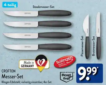 Aldi Nord CROFTON Messer-Set Angebot