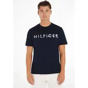 Baur Tommy hilfiger t-shirt hilfiger ink tee gr. m, blau (desert sky) herren shirts t-shirts Angebot