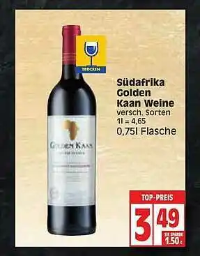 Edeka Südafrika Golden Kaan Weine Angebot